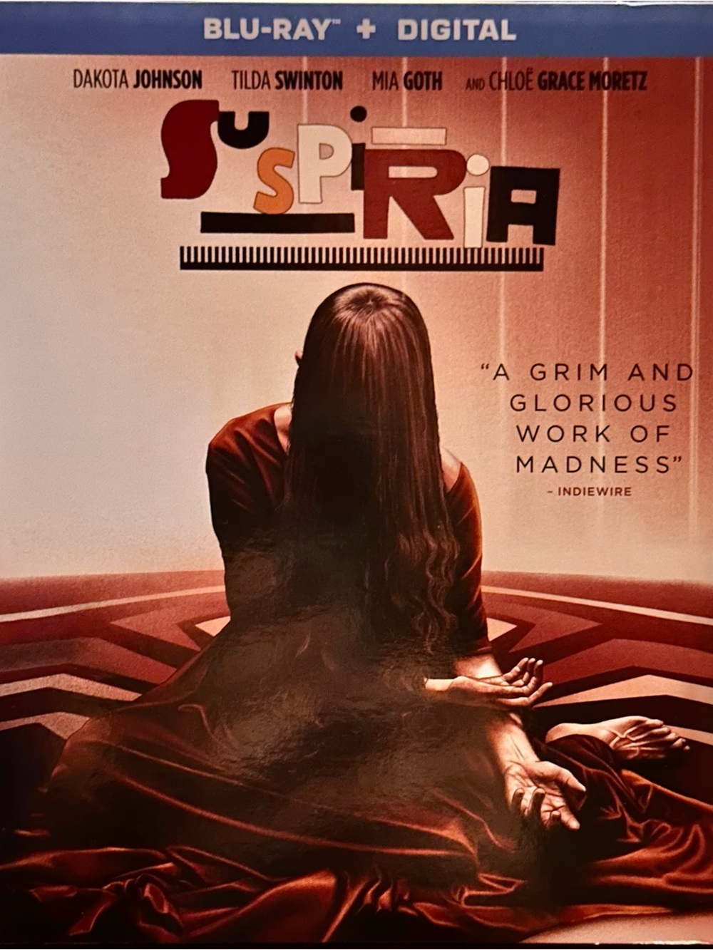 SUSPIRIA 2018 OUT OF PRINT BLU-RAY SLIPCOVER